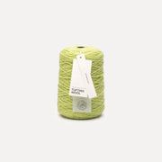 lime zest 100% New Zealand Wool Tufting Yarn 500g cone – durable 3-ply rug making yarn