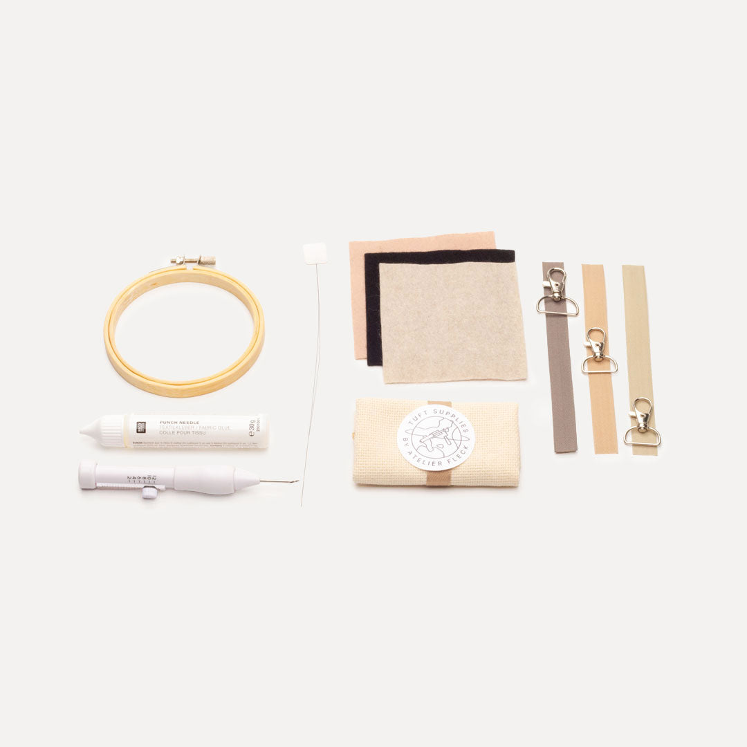Punch Needle Keychain Kit