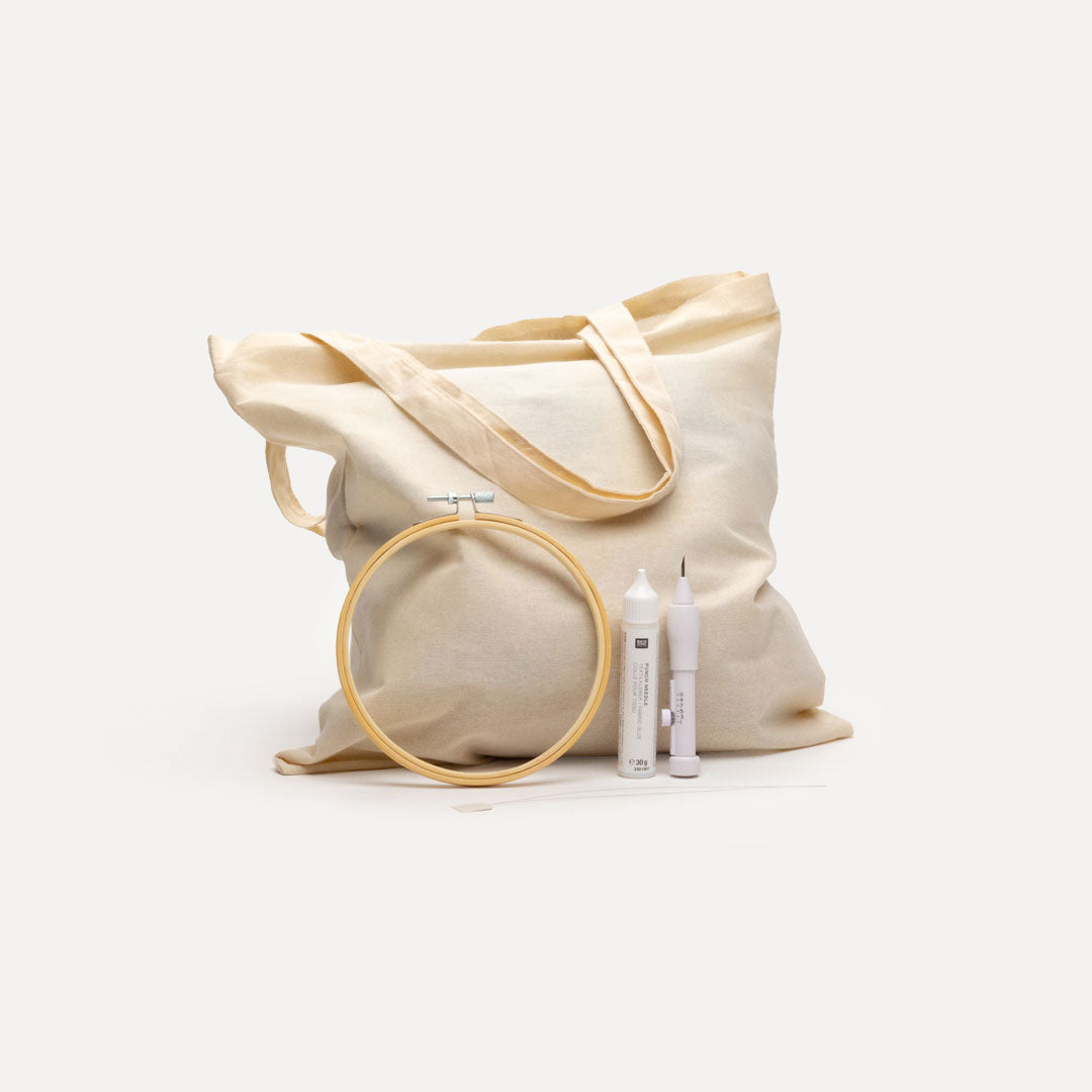 Punch Needle Tote Bag Kit
