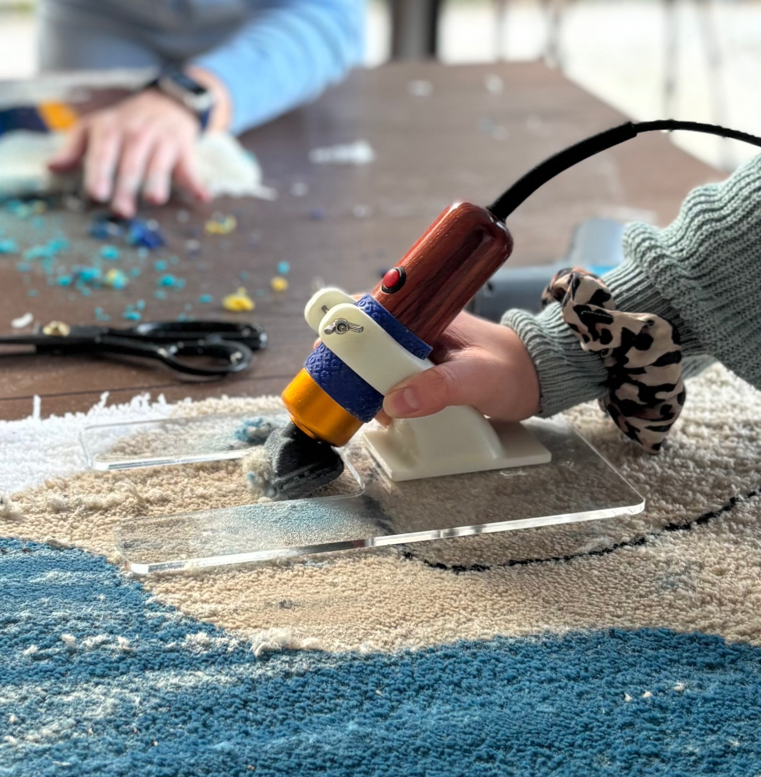 Large Shearing Guide for Rug Shavers